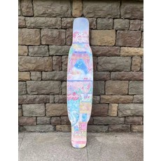 45英寸 玻璃纖維竹製長板板面，適合平花刷街代步, 如圖所示, 1個