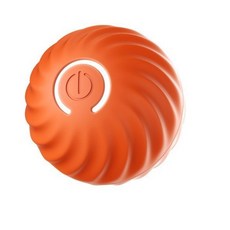 自動移動狗球 USB 電動智能訓練球玩具貓laiwc, 橙色, 1個