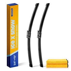 ICEXSNOW 66cm 26인치 48.3cm 19인치 앞유리 와이퍼 블레이드 교체 테슬라 모델 3 2017 2018 2019 2025 Y 2020 2021 OEM 품질 프리미