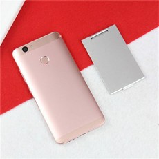 초박형 알루미늄 접이식 거울 포켓 미니 휴대용 화장 여행 손 작은 화장대 소형 도구, 7. 82x50mm, 82x50mm