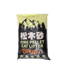 五星級寵物 寵物物語 崩解型松木砂 顆粒完整不碎裂 3倍水分吸收量, 1個, 每包20kg, 20kg, 無香