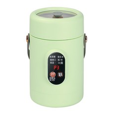 智能小電燉鍋煮粥神器家用多功能迷你便攜式燉煮鍋煲湯熬粥電燉杯, 1.2L綠色電提鍋:單鍋無格