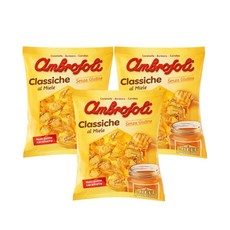 엠브로졸리 허니캔디 이탈리아 꿀, 3개, 135g