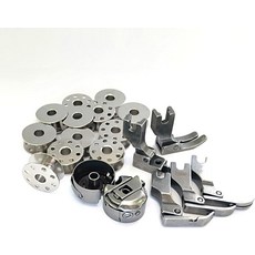 산업 재봉틀용 에센셜 키트 프레셔 풋 보빈 및 케이스, Essentials Kit