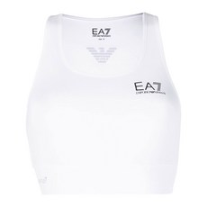 EA7엠포리오아르마니 로고 프린트 스포츠 브라