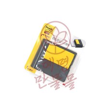 혜명상점 노트 클립 디스펜서 CD654 챠콜그레이 메모클립 노트클립 팝업메모지디스펜서 서류클립 메모지홀더