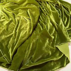 빈티지 녹색 벨벳 커튼 원단 드레스 배경 웨딩 파티 장식 천으로 드래프 수제 재료, 28. Olive Green, 1개