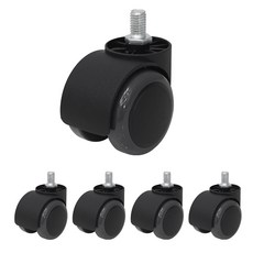 HK.sell 의자수리 부품 와이드 우레탄 로라바퀴 10mm 나사타입 5개