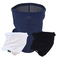 H.M 메쉬 여름용 쿨 멀티스카프 쿨목토시 골프 넥워머 pic*2631XE, 흰색