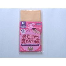 라키십 기저귀가 냄새 나지 않는 봉투 (에티켓 압축 팩 3장 + 방취 봉투) 일본 제조 1장 크기 27×35cm 색상 크림