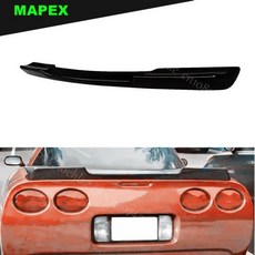 ZR1 확장 스타일 리어 윙 스포일러는 1997-2004 Corvette C5 Gloss Black에 적합합니다., 01 Gloss Black