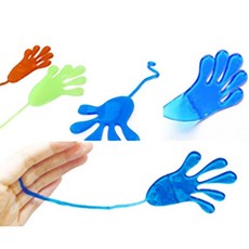 자광 손바닥 찐득이1p 끈끈이손 재미있는 말랑이 쭉쭉눌어나서 찰싹, 그린, 그린, 1개