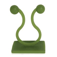 100pcs 식물 등반 벽 고정 클립 보이지 않는 덩굴 셀프 접착 스티키 후크 고정 장치 고정 장치 홀더 홈 장식, 녹색