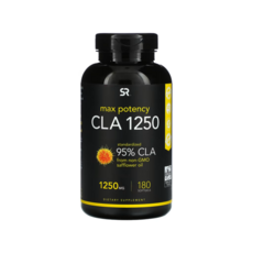 스포츠리서치 맥스 포텐시 CLA 1250mg 새플라워 오일 소프트젤, 180정, 1개
