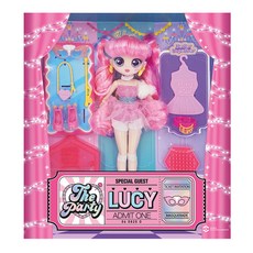 룰루팝 더파티 루시 인형, 1개, 혼합, 15cm