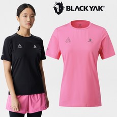 [블랙야크]25년FW 간절기 여성 트레일러닝 라운드 반팔티2 1BYRTFU502