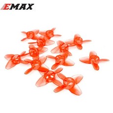 20 개/몫 기존 Emax Avan Prop 4 블레이드 40mm 프로펠러 tinhawk RC 모델 Multicopter pair, 01 black