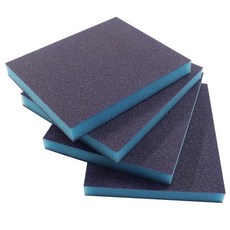 Hordion 8피스 120그릿 샌딩 스폰지 부드러운 폼 샌딩 패드 습식 건식 샌딩 블록 세척 및 재사용 가능한 사포 목재 금속 가구 건식 벽체용, 120 Grits