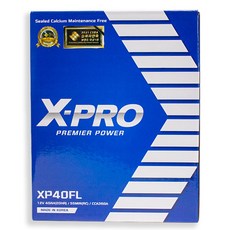 델코 DF 40AL 모닝 올뉴모닝 배터리, 엑스프로 XP 40FL, 12mmT렌치(30cm)세트대여, 폐전지반납, 1개