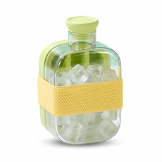 로티니 실리콘 얼음틀 텀블러 아이스트레이 보틀, 그린, 1개