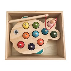 아이스타 원목 자석 낚시놀이 장난감세트 (정리.보관용 원목케이스포함), 1개