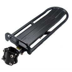 自行車後貨架 越野車載貨架 伸縮式載物架 副車架 台灣現貨, 1個, 黑