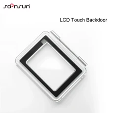 SOONSUN GoPro Hero 3+ 4용 백도어 케이스 커버 표준 방수 보호 하우징 교체 Go 액세서리, 1개, 04 Touch  Backdoor