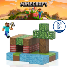 마인크래프트 블럭 자석 마그네틱 큐브 장난감 피규어 세트, 1개