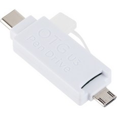 넷메이트 NETmate NM-OTG09/인기독점 USB3.0 Micro SD 2 in 1 멀티 카드리더기(OTG & Type C), 1개
