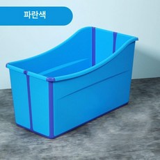 접이식 간이욕조 나홀로사우나 홀로사우나 분홍색 나홀로, 확대형 성인 아동 겸용 씨블루, 기본 색상