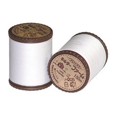 일본후직스 퀼터팜 핸드퀼팅실 150m 전체색상 모음집 실, 흰색, 1개