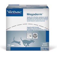 法國維克 Virbac 犬貓 Megaderm 健膚樂 4mlx28包, 1個, 健膚樂 4ml*28包, 4ml, Skin/Coat