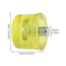 25mm / 30mm 35mm 40mm 고무 양면 작업 유약 창 비즈 해머 나일론 말렛 DIY 핸드, 1개