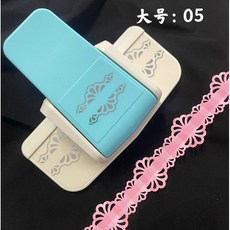모양펀칭기 부직포 테두리 꽃모양 캐릭터 다꾸용 카드꾸미기 꽃 메이커 DIY 유치원, 킹 사이즈 05  양국 밴드