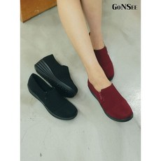 고앤씨 여성 테마 키높이 슬립온 스니커즈 컴포트화 5cm