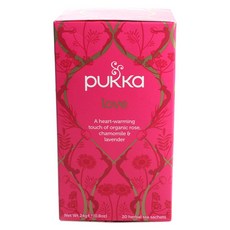 pukka Love玫瑰洋甘菊薰衣草茶, 1.2g, 20入, 1組