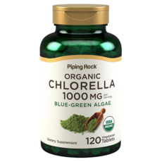 클로 렐라 1000mg 120캡슐 블루 그린 녹조 Chlorella 고함량 해외 직구, 1개, 120정
