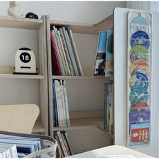 Amoo 양면 cd케이스 수납함 보관함 dvd정리 보관함, 꼭꼬핀 1개 추가, 1개
