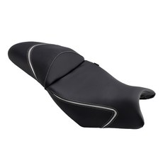 Kawasaki Versys650 2022-2024專用改裝造型坐墊-極限超快感，提升騎乘舒適度與車身美觀, 黑色灰邊