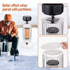 5 葉片 熱力爐風扇 原木燃燒器 安靜獨立式 家用壁爐風扇 高效熱分佈 氧化鋁風扇, 1