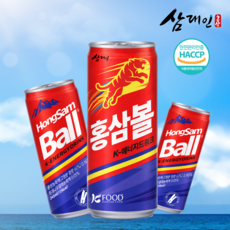 [삼대인홍삼] 홍삼볼 오리지널 홍삼 에너지음료 245ml 24캔