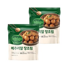 CJ제일제당 비비고 메추리알 장조림 170g x2개