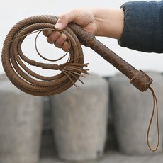 Indiana Jones Style 2 4m 8피트 WHIP 10피트 작물 땋은, 1미터