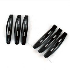 헤어핀 메탈 베이직 앞머리 고정 똑딱핀 (블랙) 6Pstu5+6ntl