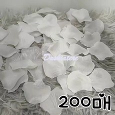 웨딩 촬영용 플라워샤워 꽃잎 2000장 세트 결혼식 파티 브라이덜샤워, 1개, 화이트