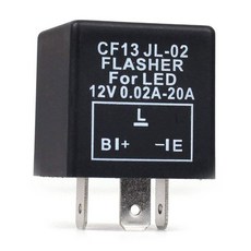 차량 커버 릴레이 고정 12V 13 점멸기 3 지시등 전자 CF 자동차 방향 LED, 1개