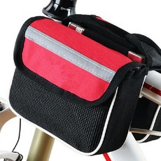 Inside Market自行車包手機支架框架後背包, 紅色, 1個