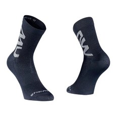 Northwave NW Extreme Air Mid 自行車車襪 快速排汗 緩漲腳 減少異味 抗菌除臭, 白,M, 1個