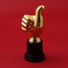 엄지척 트로피 미니 엄지 따봉 행사 칭찬 상장 상패 기념