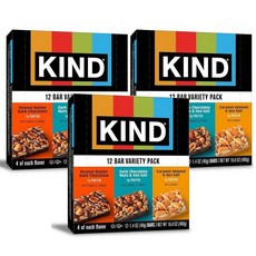 KIND 카인드 넛바 페이버릿 버라이어티 12p 480g, 3개
